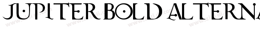 Jupiter Bold Alterna字体转换